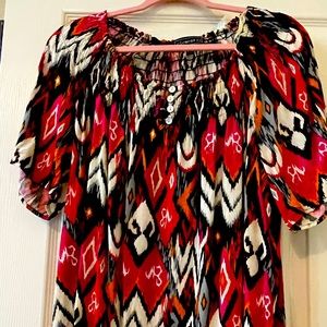 Elementz multi colored ladies top.